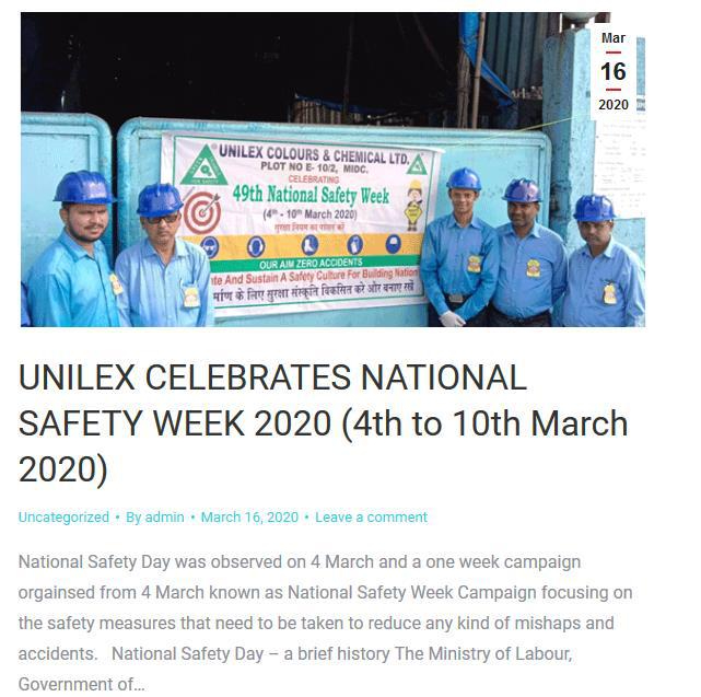 unilex-celebrates-national-safety-week-2020